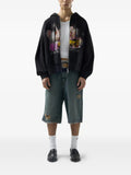 GCDS x Betty Boop zip-up cotton hoodie
