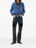 Versace mouliné jacquard knit zip sweater