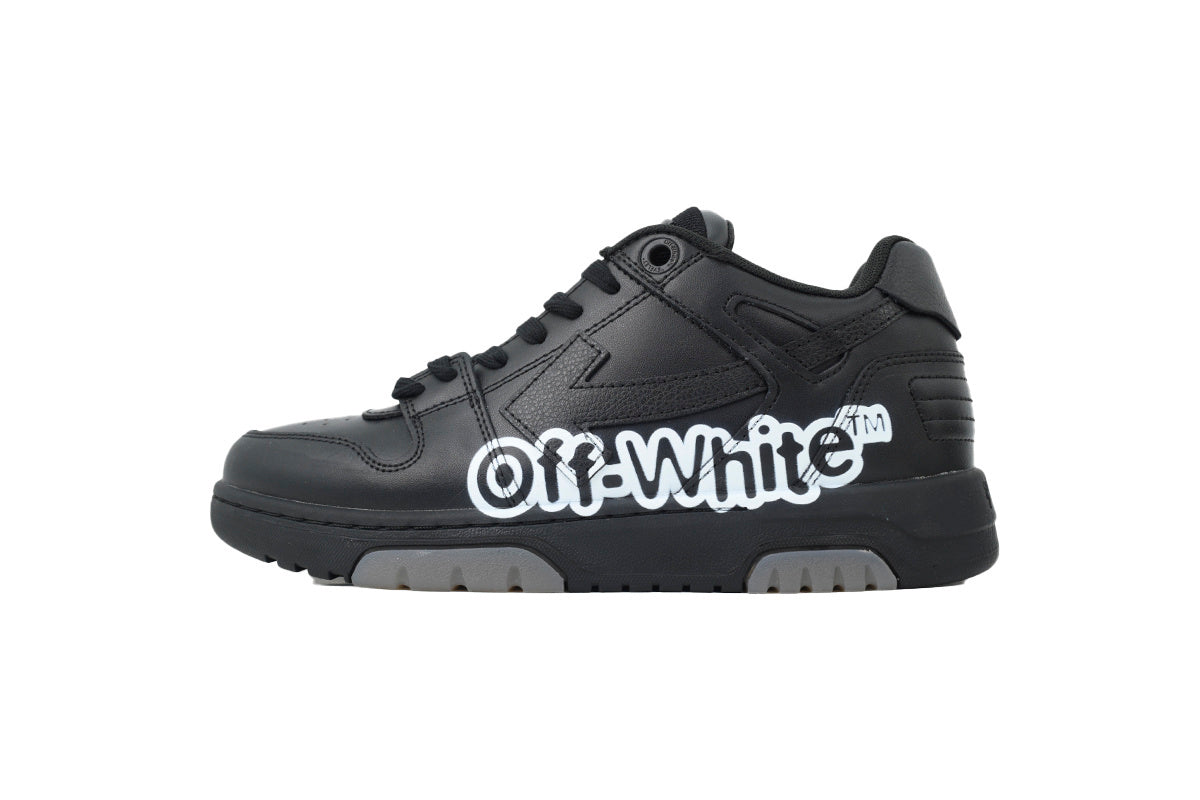 Off White Out of Office Black Print OMIA189S 22LEA004 1001
